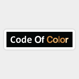 Code of Color: Human Spectrum Edition Sticker